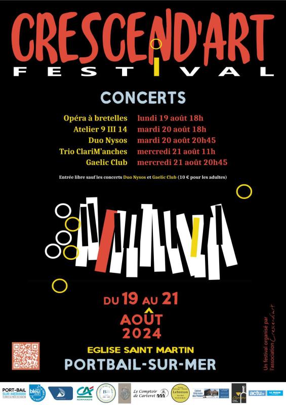 FESTIVAL de Musique CRESCEND'ART  PORTBAIL