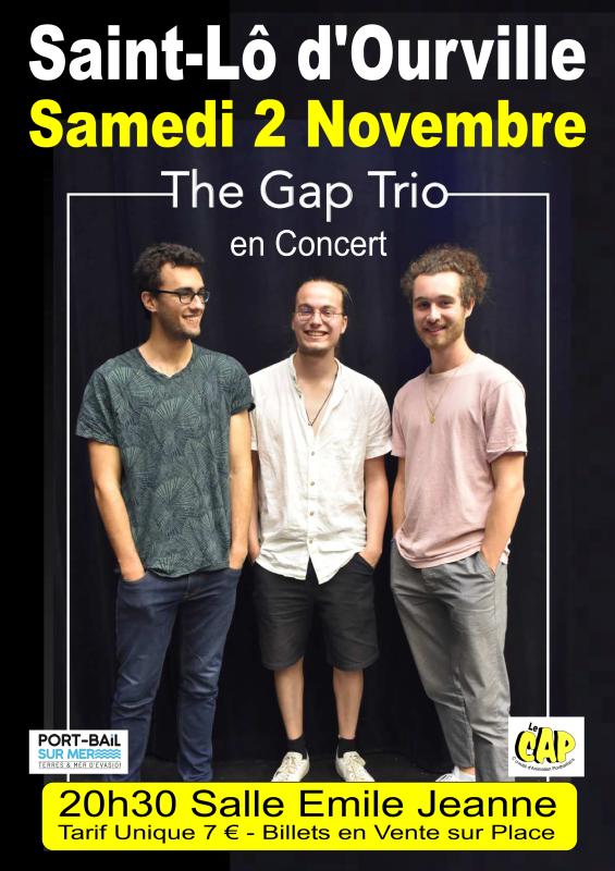 Concert THE GAP TRIO  Saint-L d'Ourville