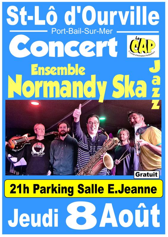 JEUDI de L'ANIMATION - Concert NORMANDY Ska Jazz Ensemble