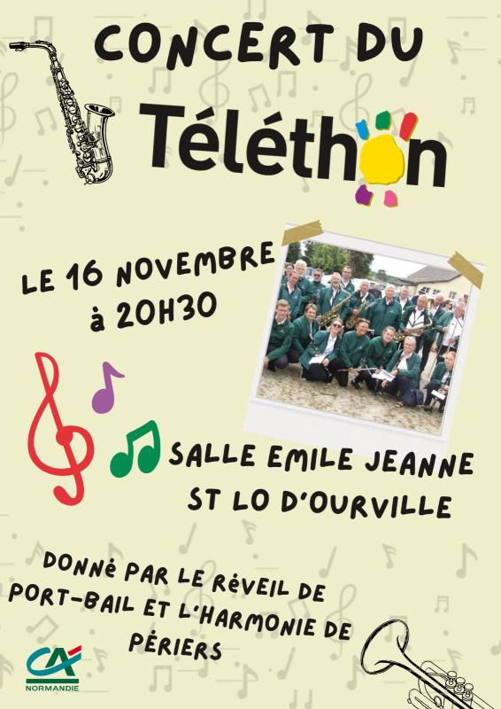 CONCERT du TELETHON  Port-Bail-Sur-Mer